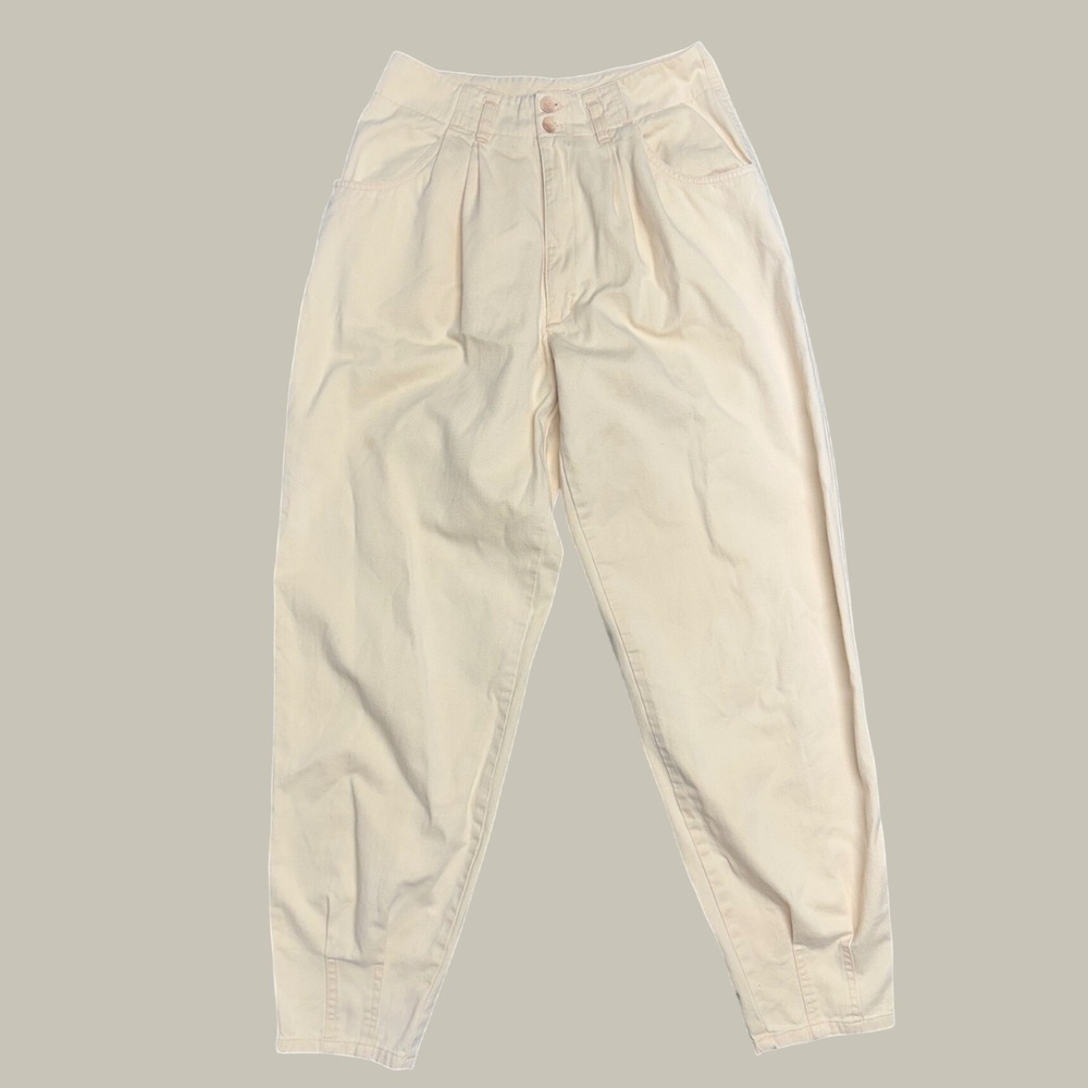 Vintage pleated Trousers high waist academia historical retro twee old money 8